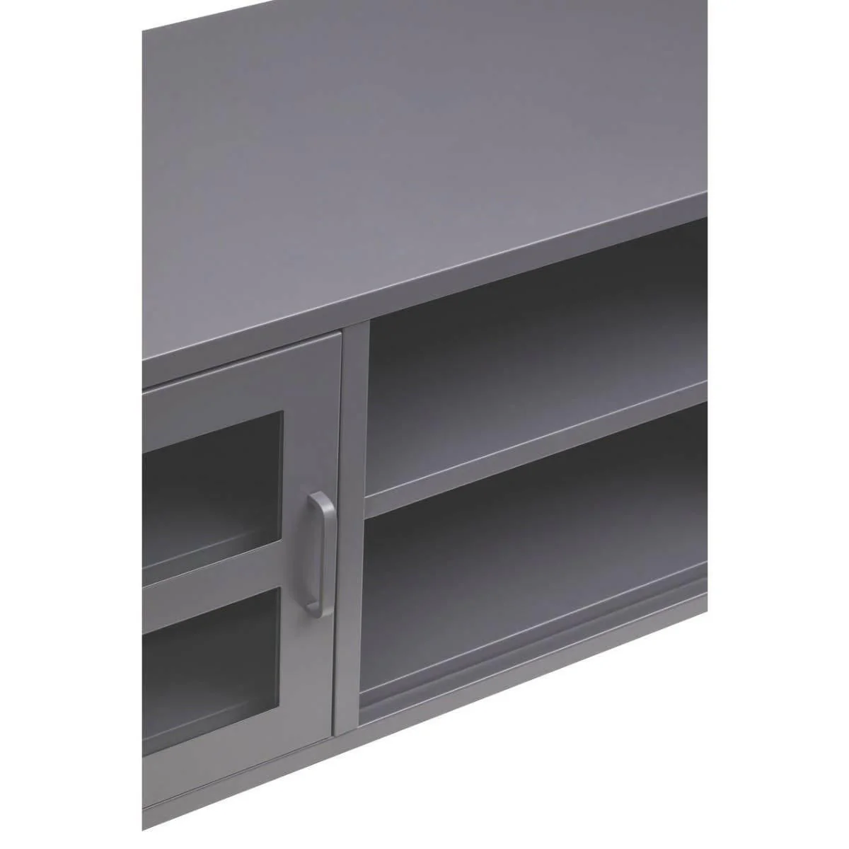 Acier Two Door Grey Media Unit - Image 13