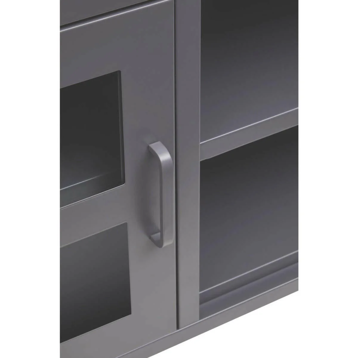 Acier Two Door Grey Media Unit - Image 14