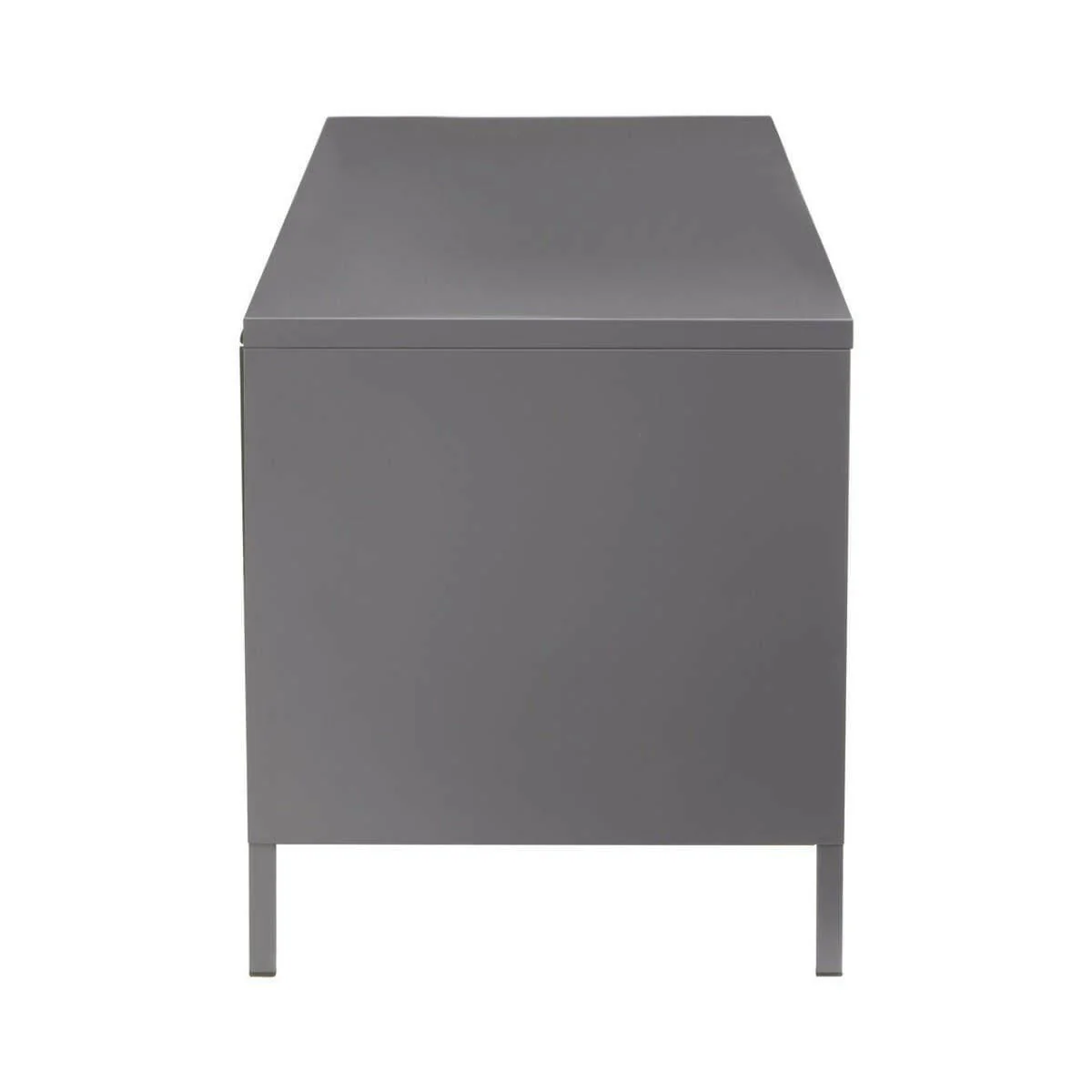 Acier Two Door Grey Media Unit - Image 4