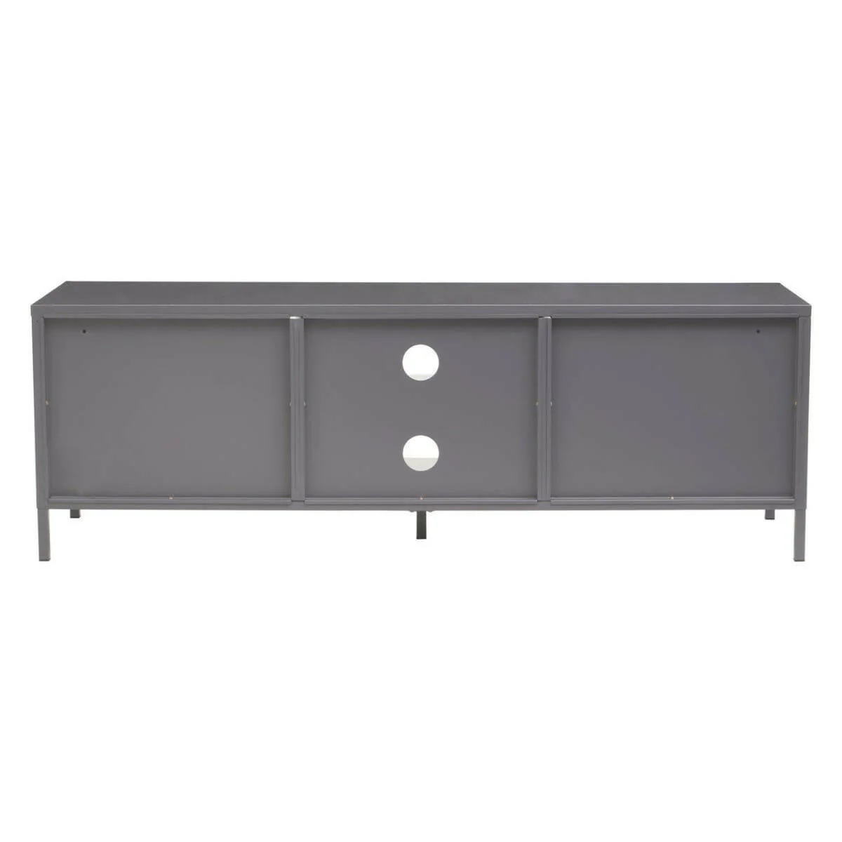 Acier Two Door Grey Media Unit - Image 5