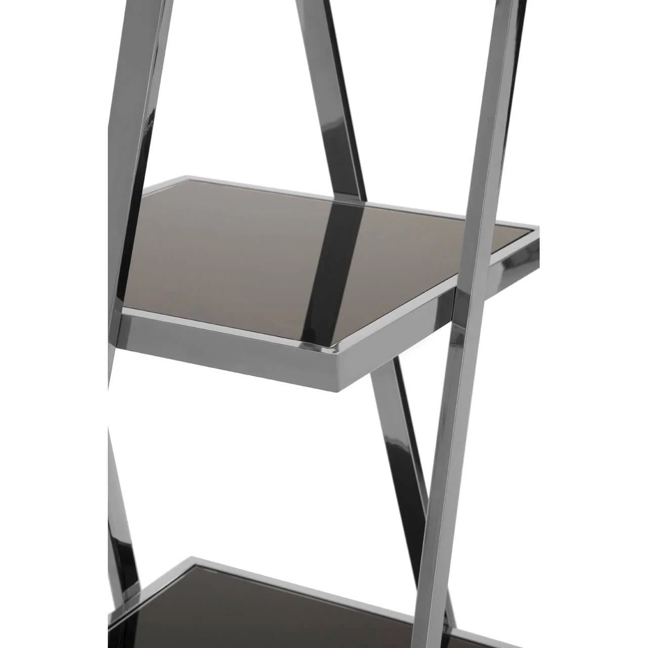 Ackley Chrome Finish Shelf Unit - Image 4
