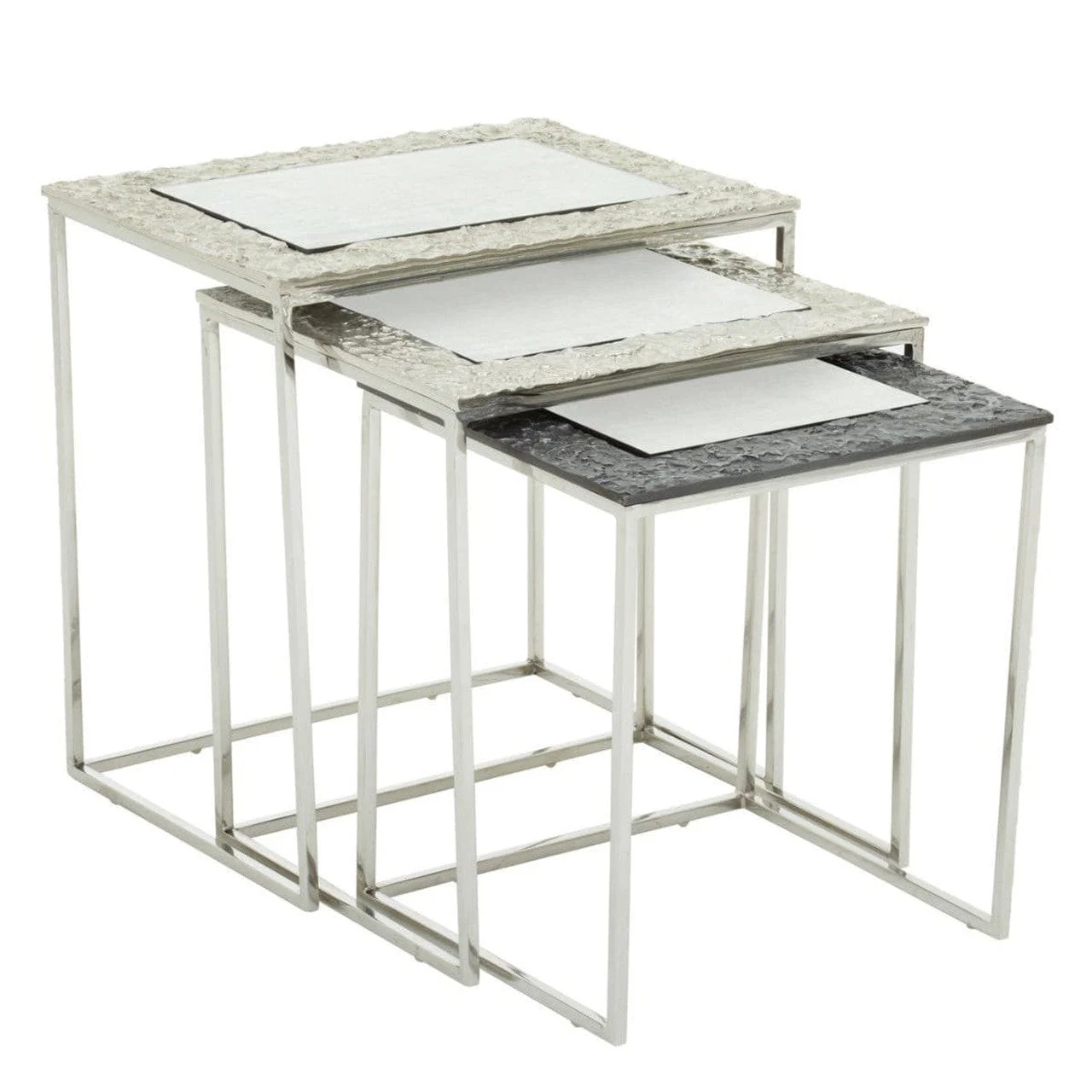 Akola Set Of 3 Rectangular Nesting Tables