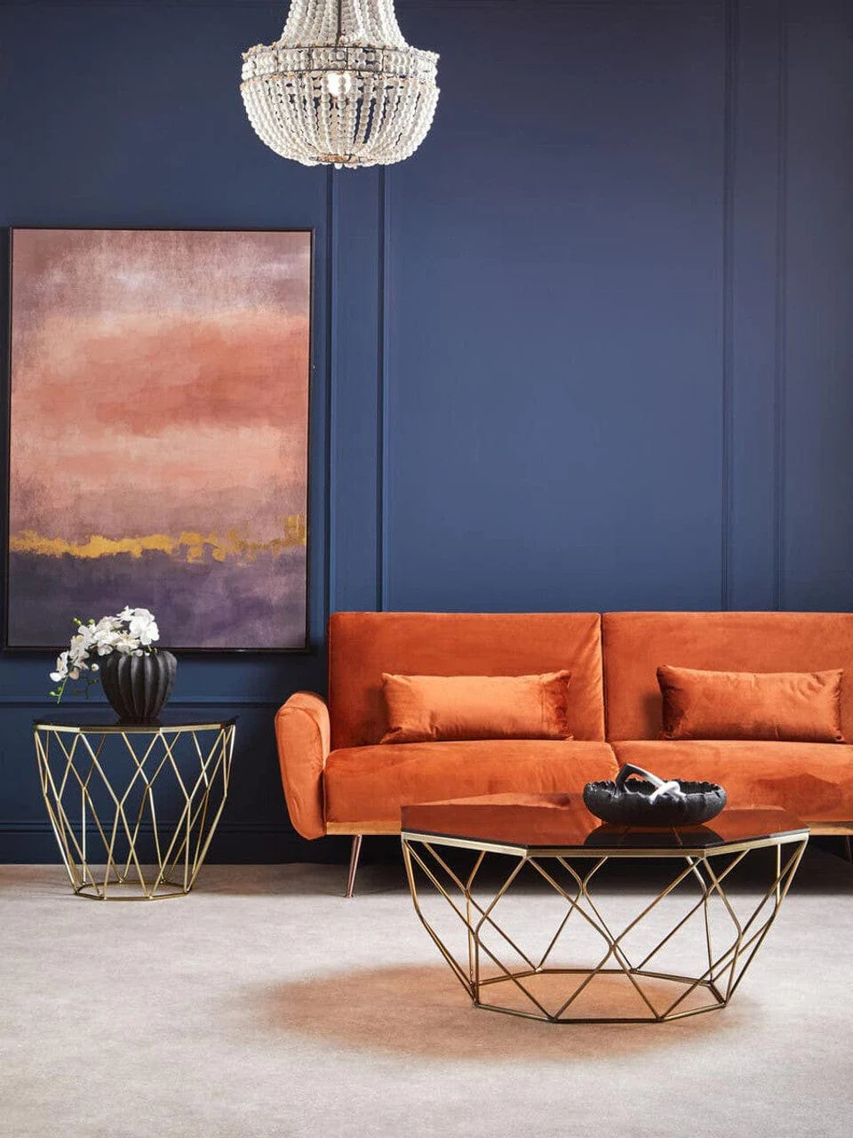 Allure Brushed Bronze Tapered Coffee Table - Image 6