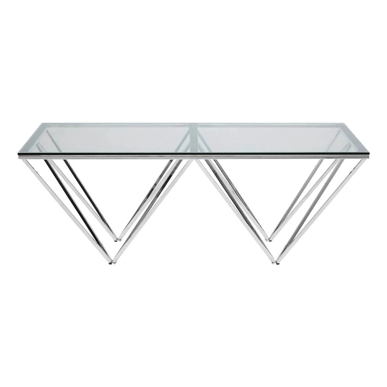 Allure Coffee Table With Triangular Base - Image 2