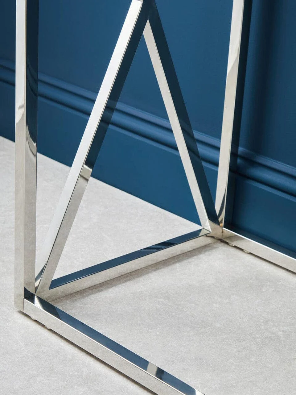 Allure Silver Cross Design Console Table - Image 2