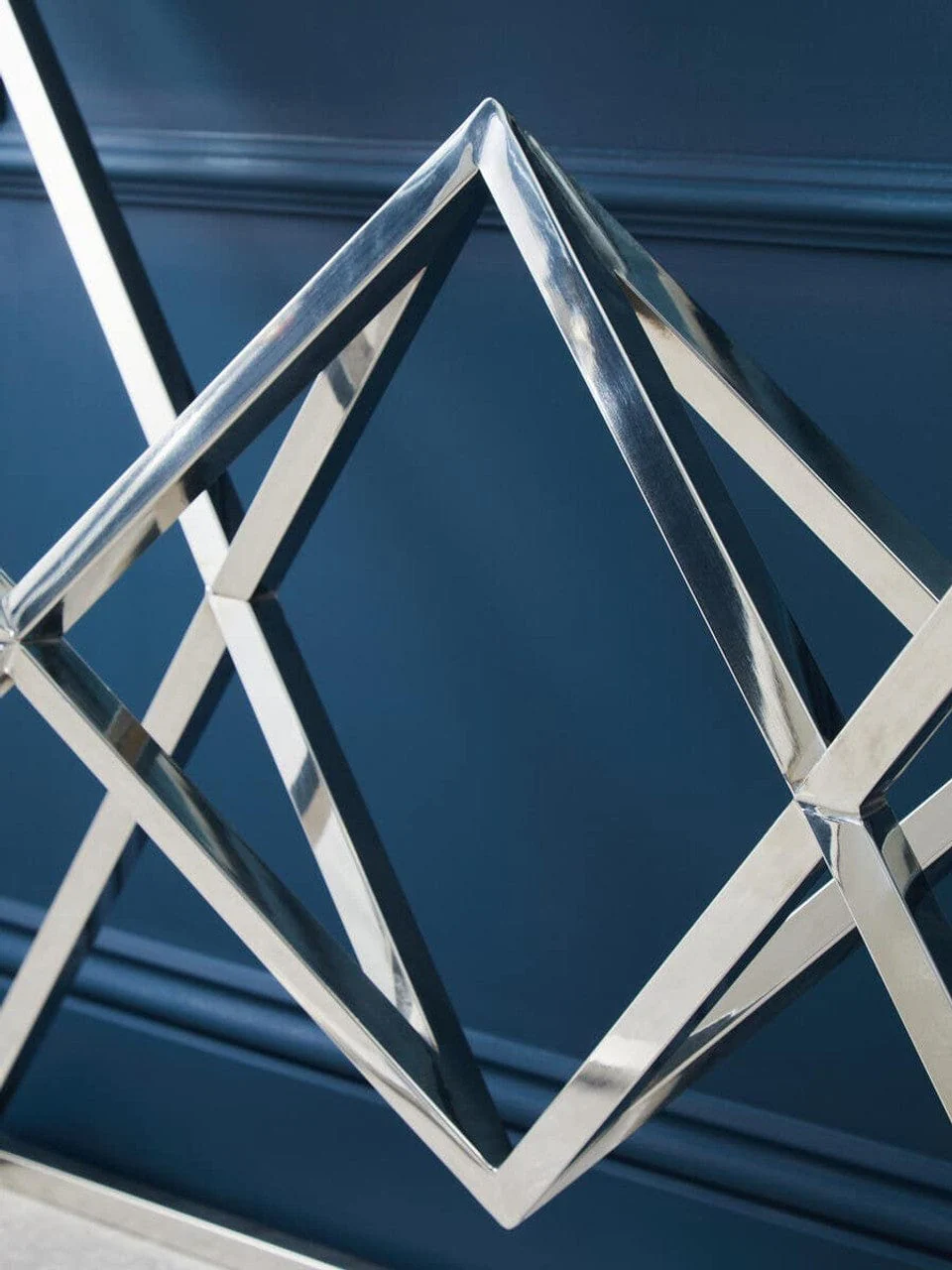 Allure Tempered Glass Rectangular Console Table - Image 2