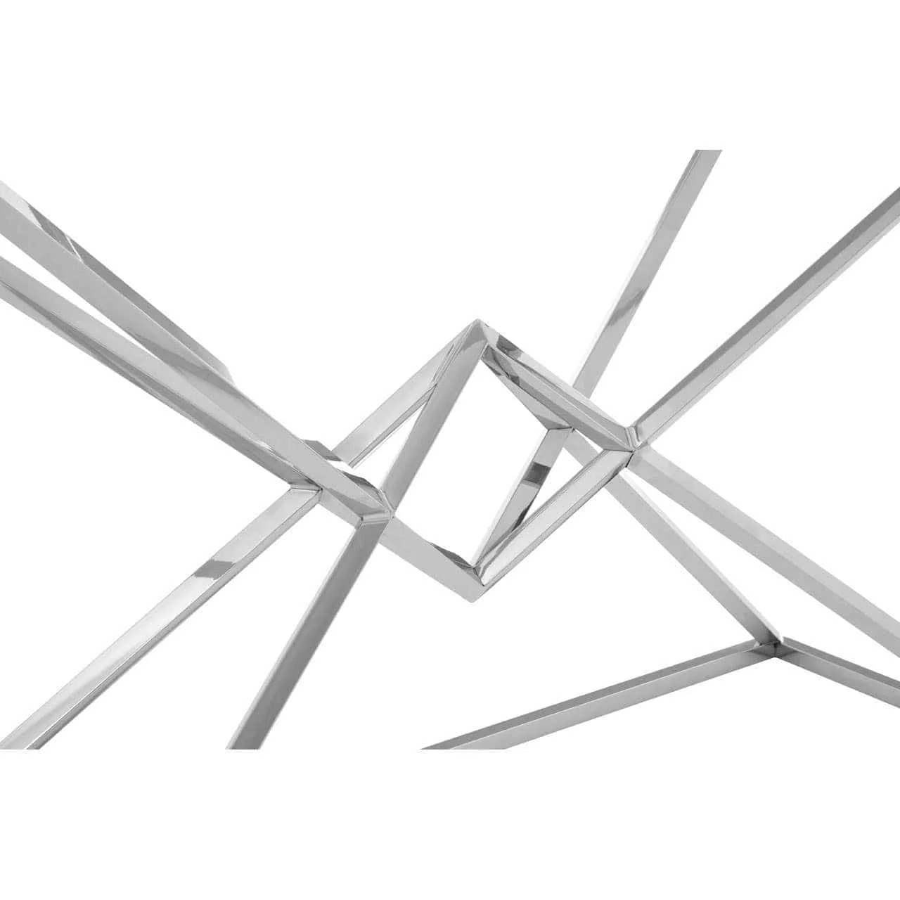 Allure Tempered Glass Rectangular Console Table - Image 6