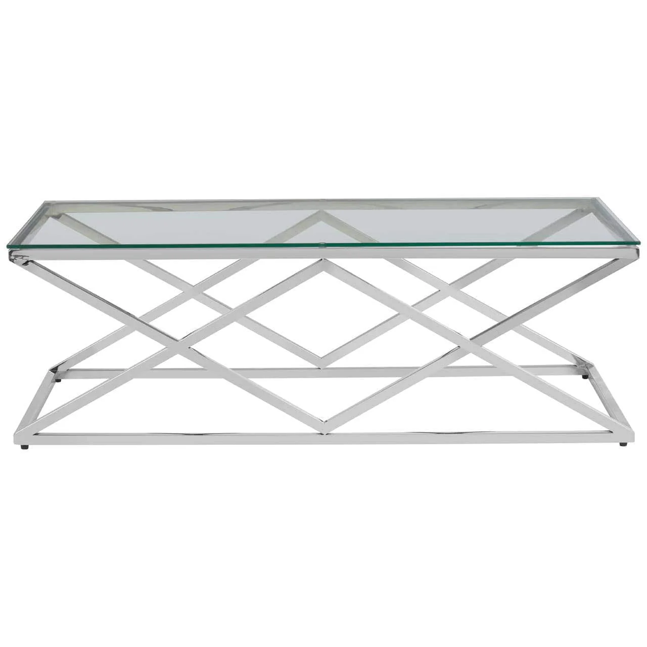 Alustre Inverted Prism Base Coffee Table