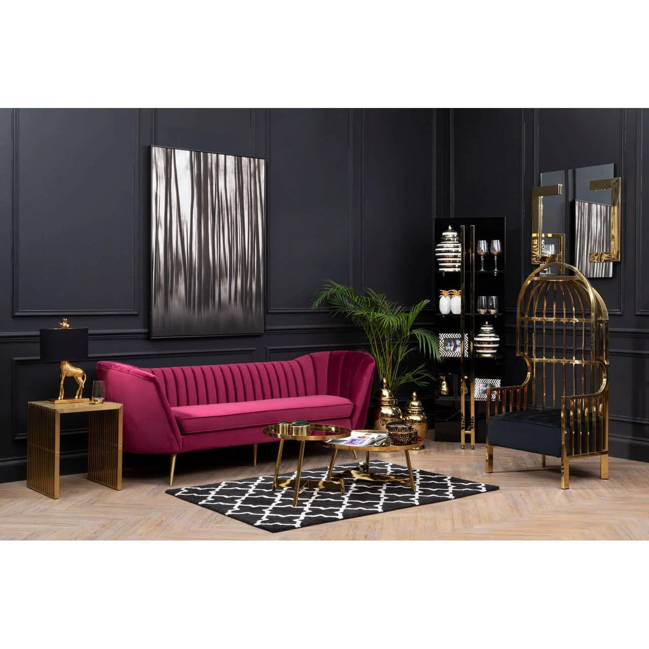 Alvaro Gold Set Of 2 Round Coffee Tables - Image 7