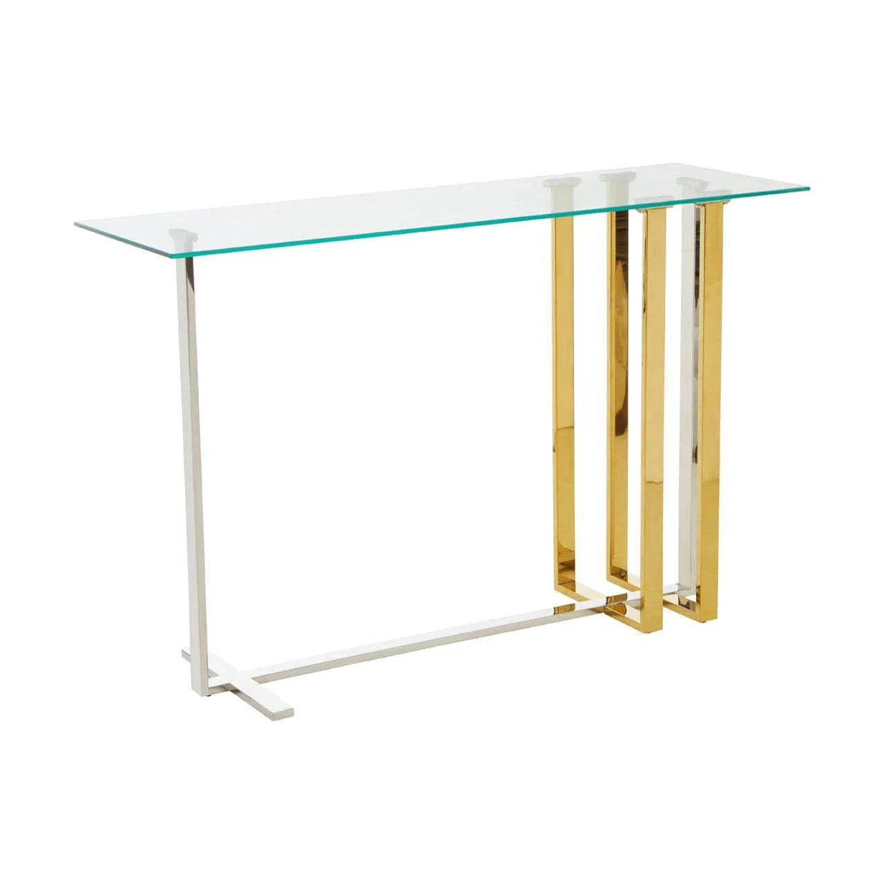 Alvea Silver and Gold Console Table - Image 2