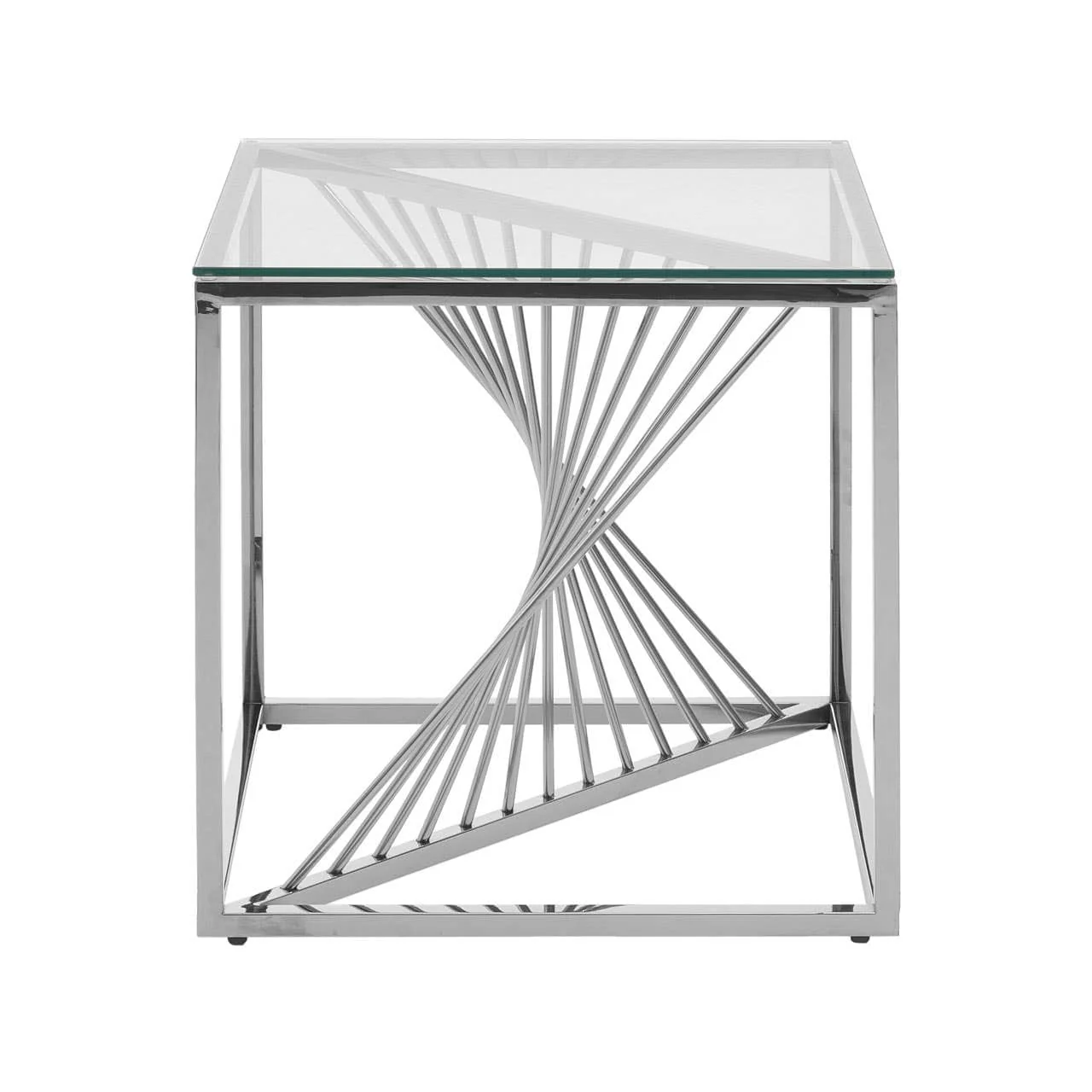 Amella End Table With Silver Frame - Image 2