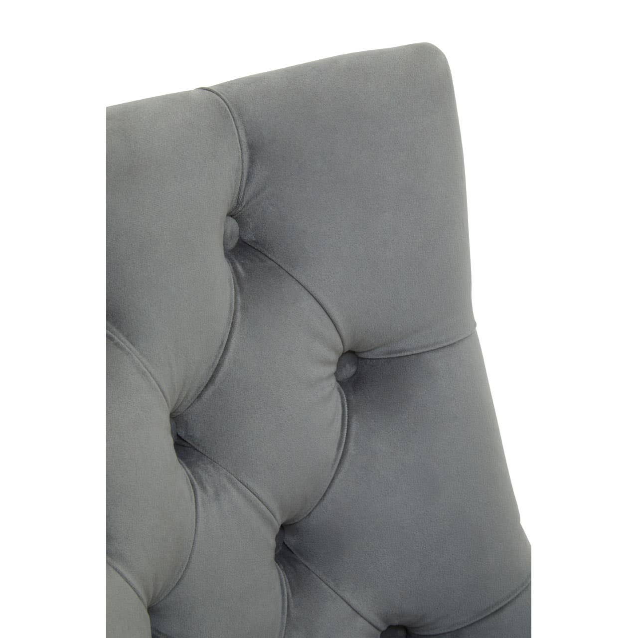 Anita Grey Velvet Home Office Chair - Image 6