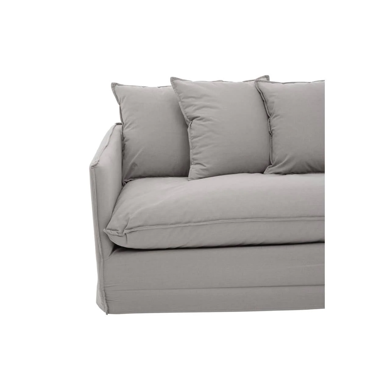 Antibes 3 Seater Grey Sofa - Image 15