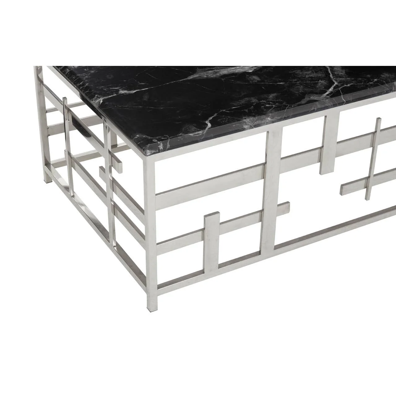 Aprilia Black Marble Coffee Table - Image 5
