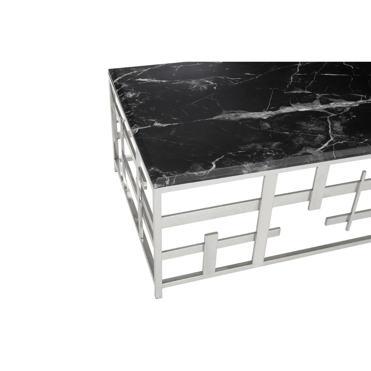 Aprilia Black Marble Coffee Table - Image 6