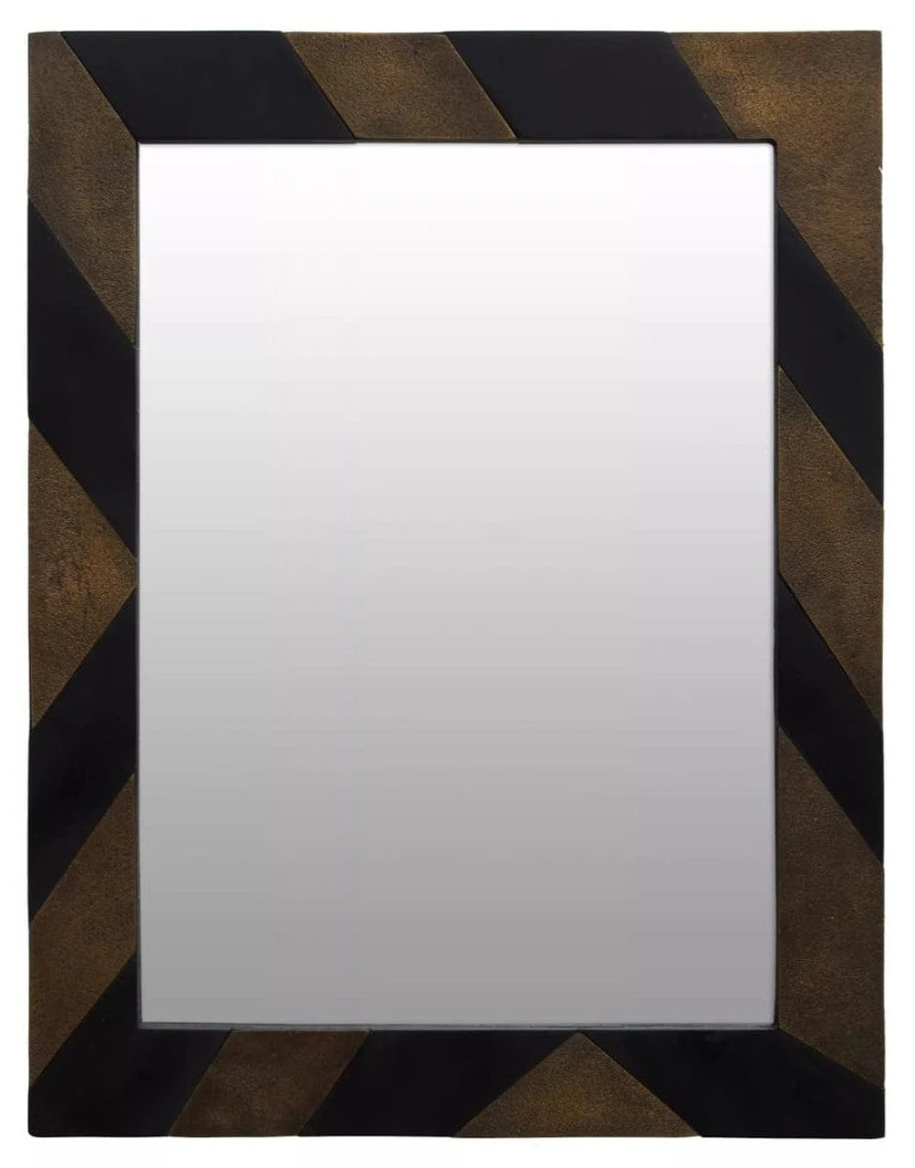 Aris Black and Gold Wall Mirror