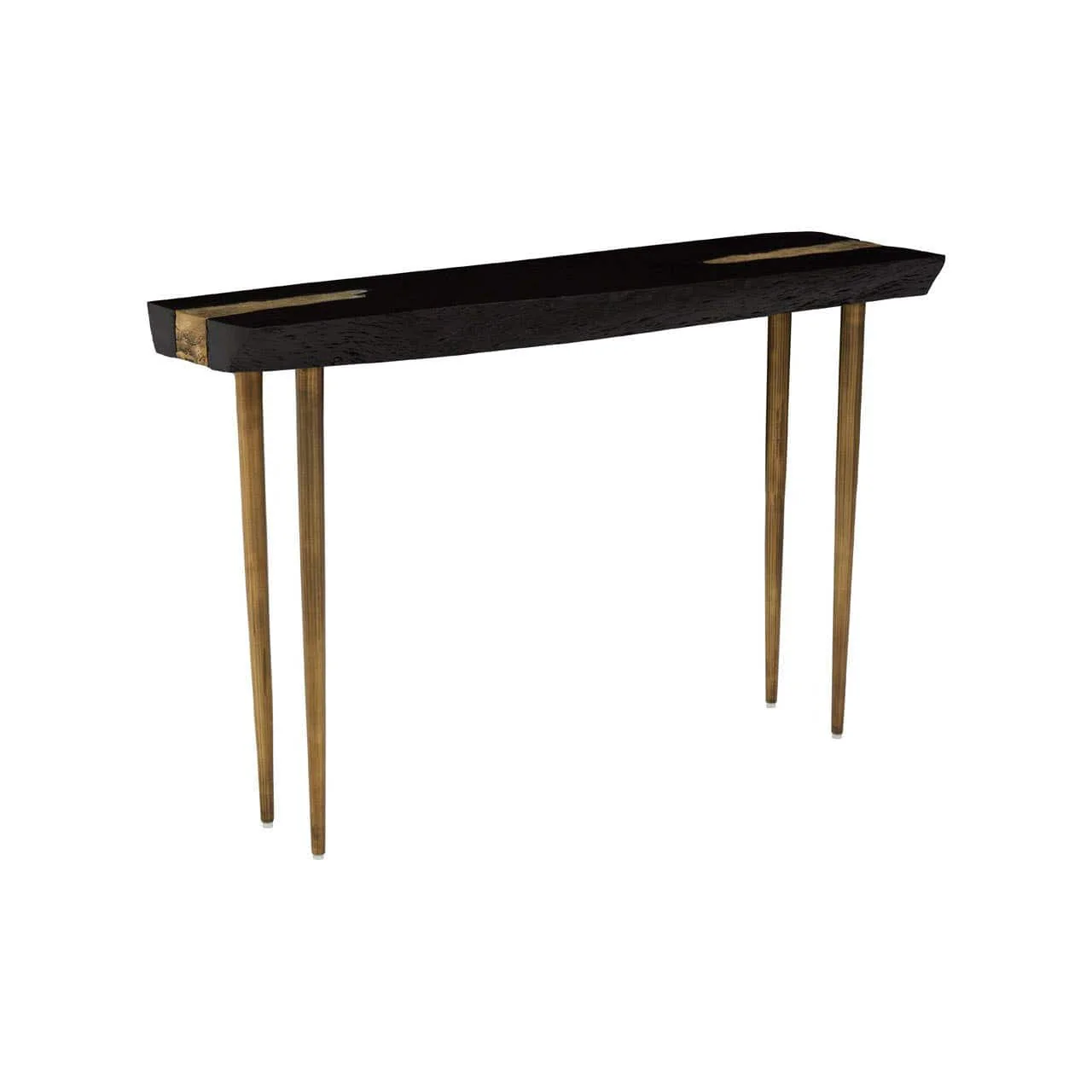 Asamra Black Acacia Wood Console Table - Image 5