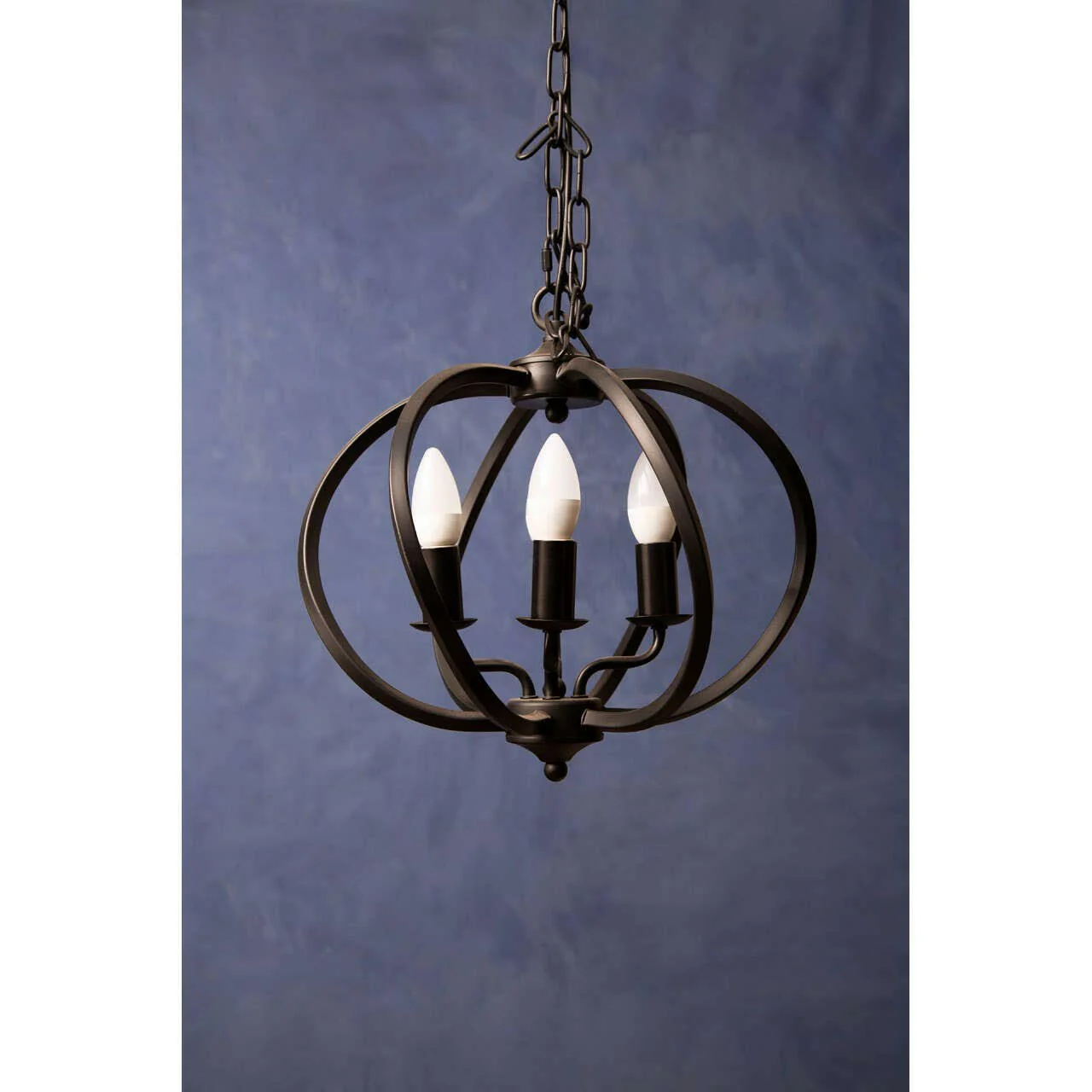 Aspen Matt Black Iron Pendant Light - Image 3