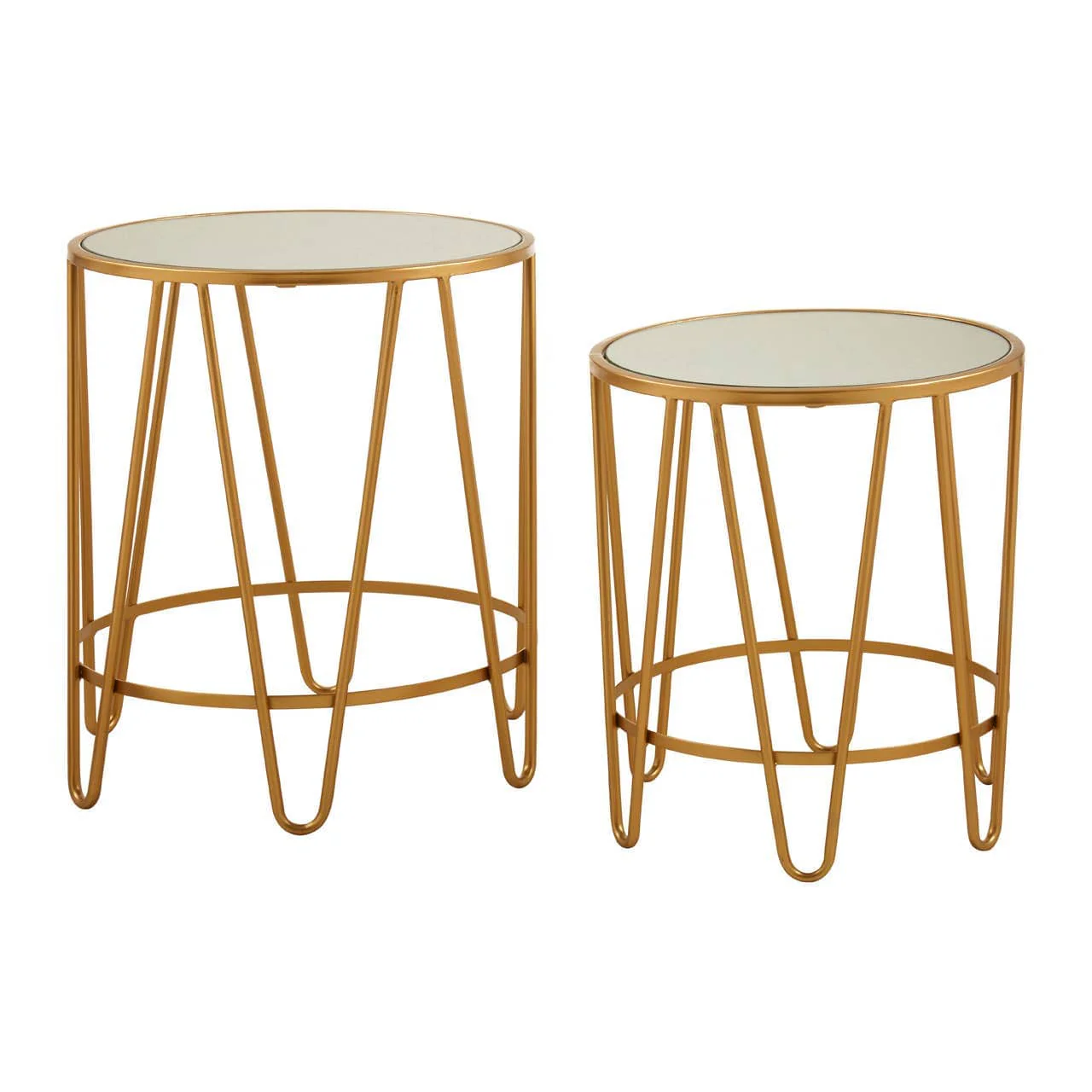 Avantis Set Of 2 Haripin Design Side Tables - Image 4