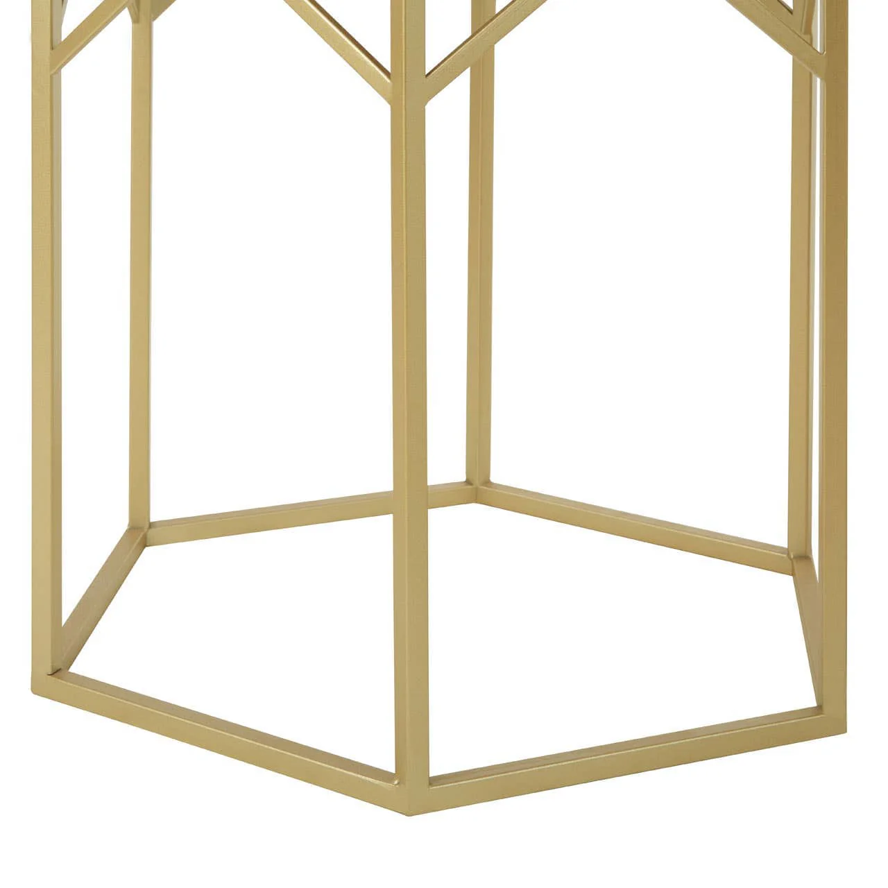 Avantis Set Of 2 Hexagonal Side Tables - Image 5