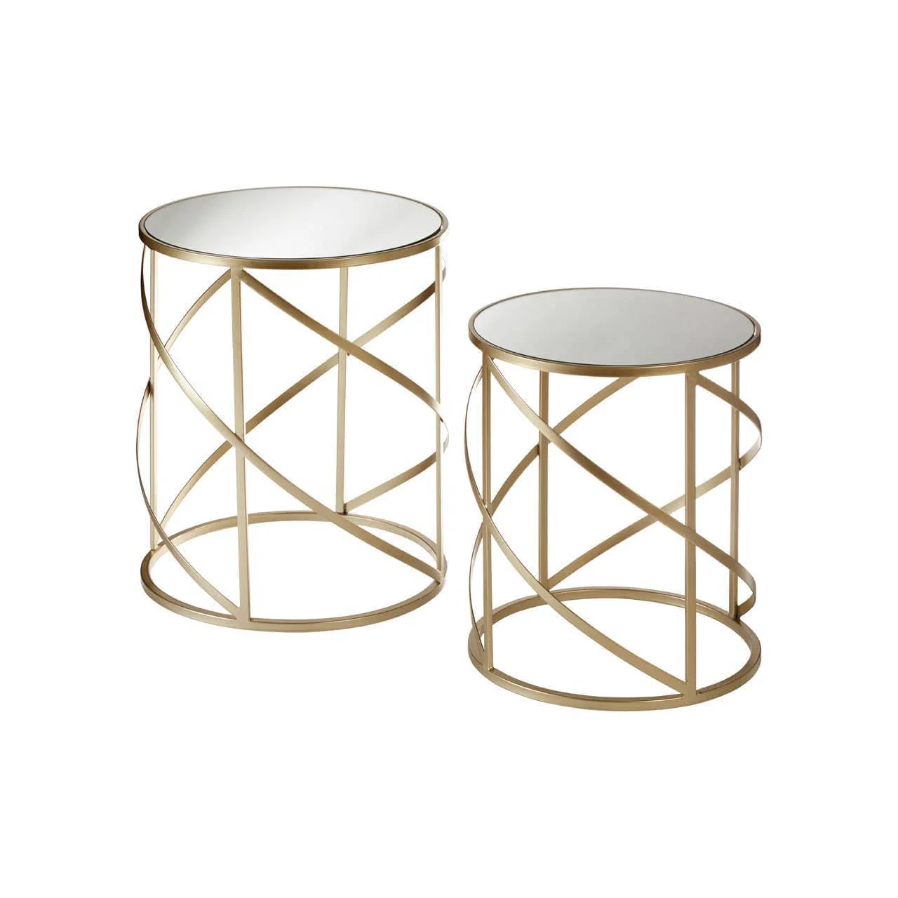 Avantis Set Of 2 Swirl Frame Tables - Image 2