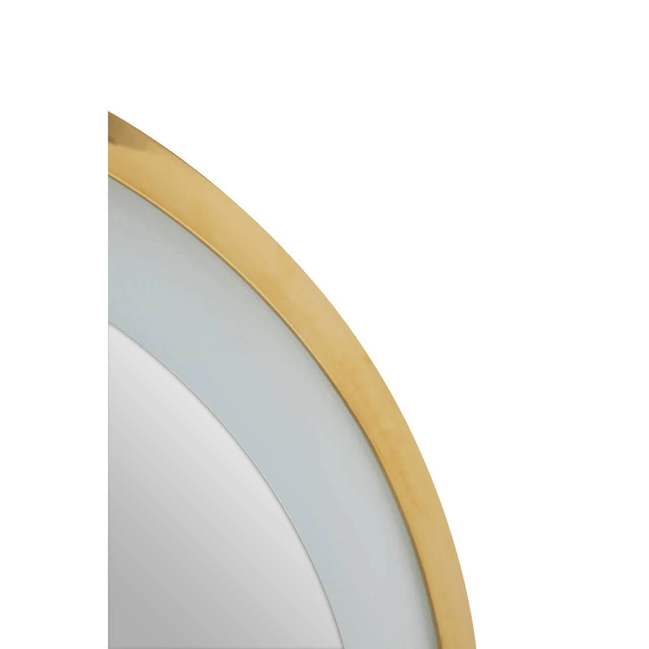 Avelino Illuminated LED Gold Round Mirror - Image 4