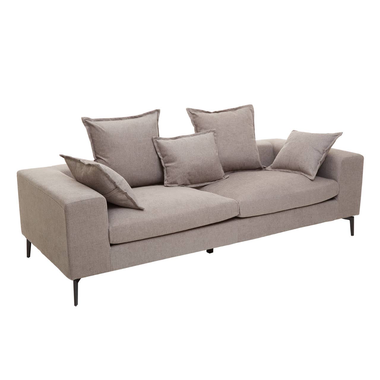 Avignon 3 Seat Grey Sofa - Image 2