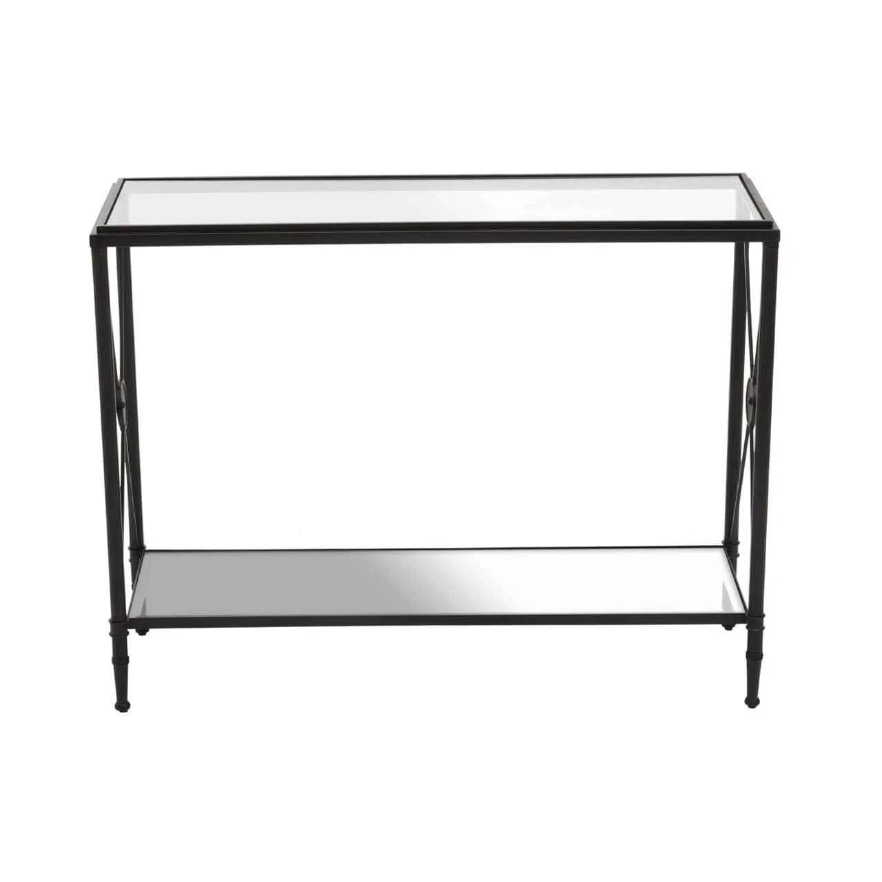 Axis Console Table With Black Finish Frame - Image 2