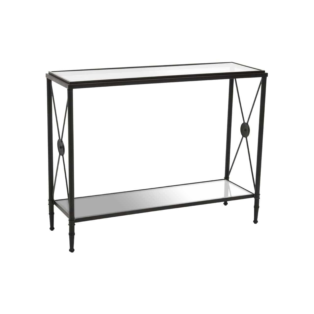 Axis Console Table With Black Finish Frame - Image 3