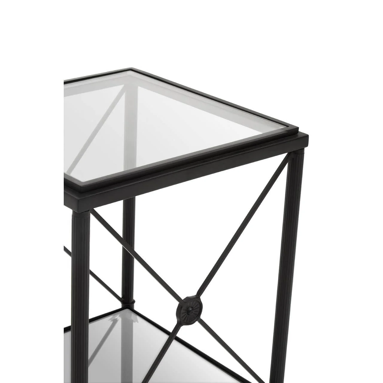 Axis Square Black Finish Side Table - Image 7