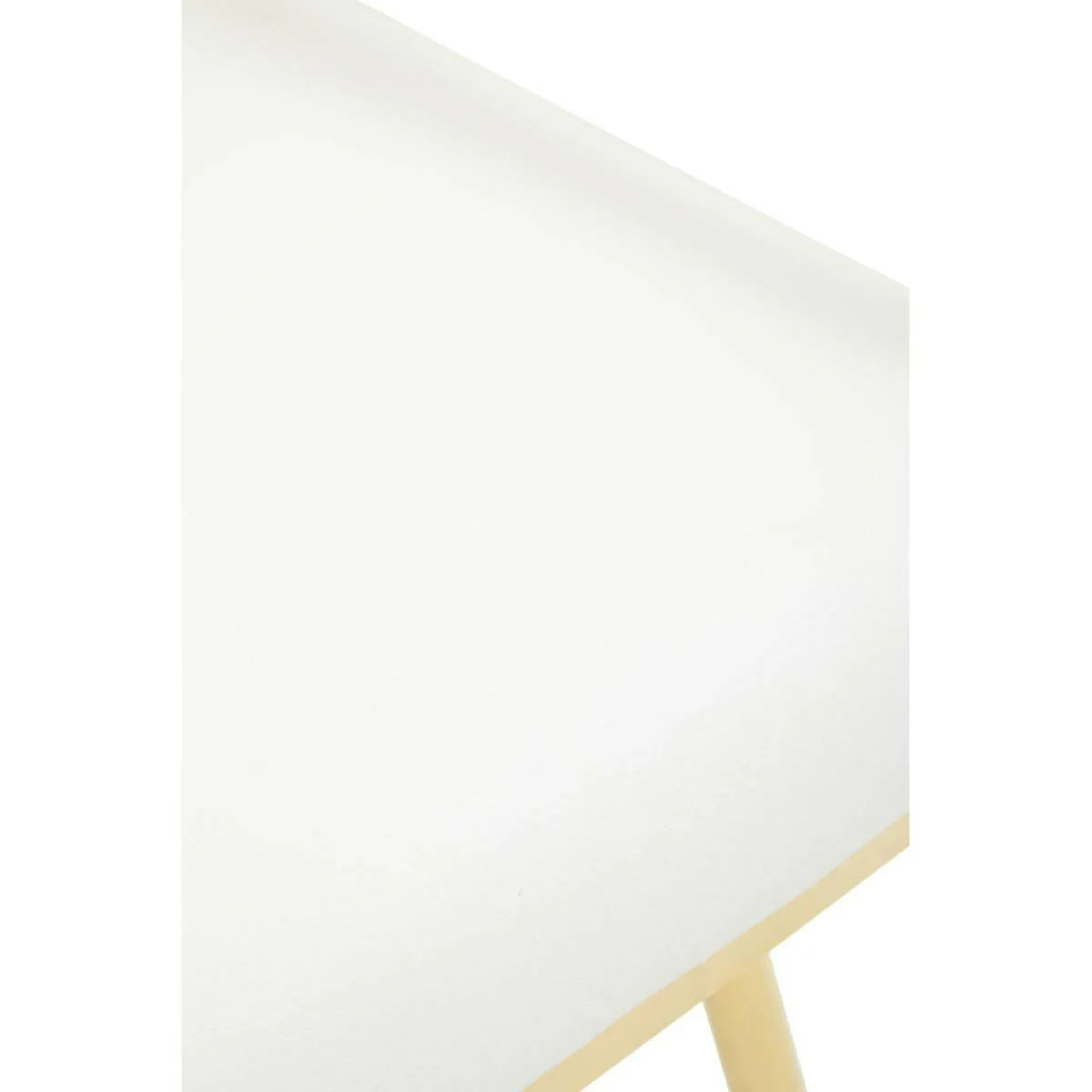 Azalea Ivory Leather Effect Dining Chair - Image 9