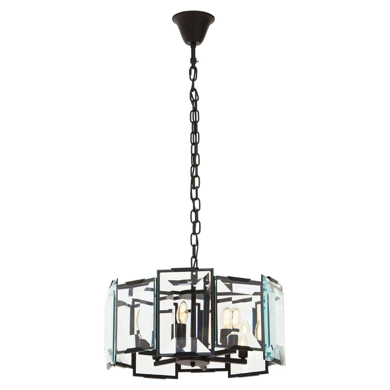 Babylon Black Six Bulb Chandelier - Image 2