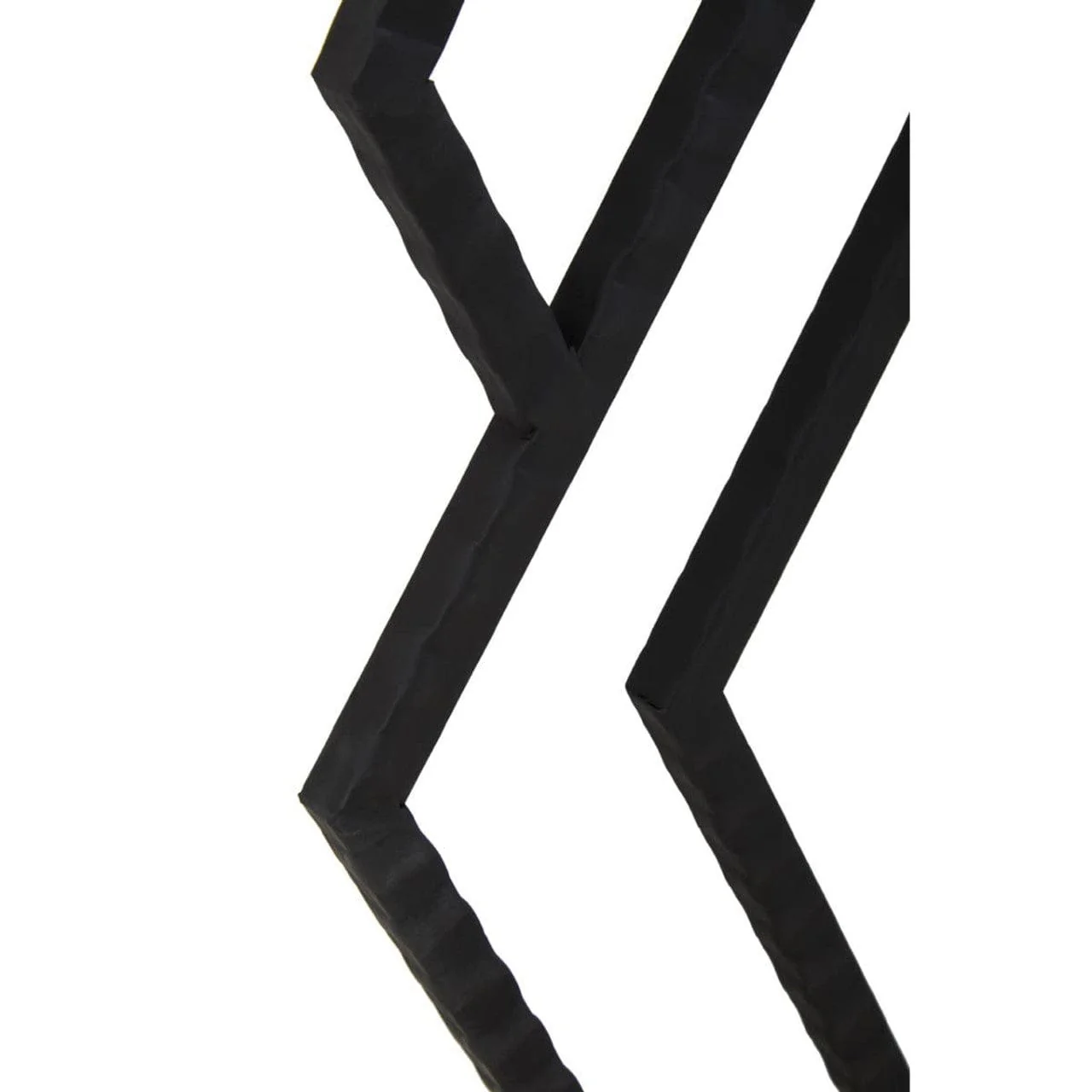 Beauly Black Finish Hexagonal Wall Mirror - Image 4