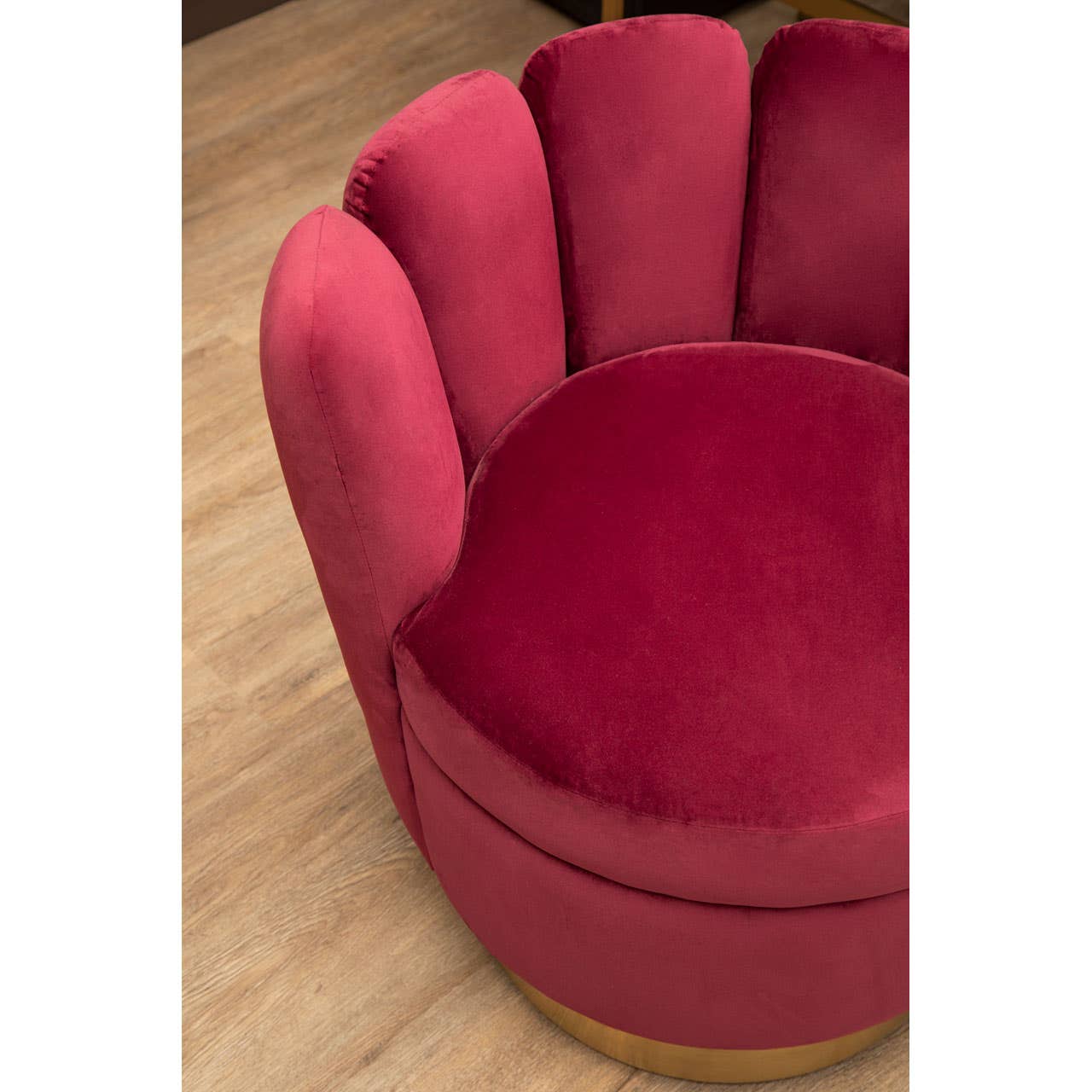 Beauly Wine Velvet Chair - Image 7