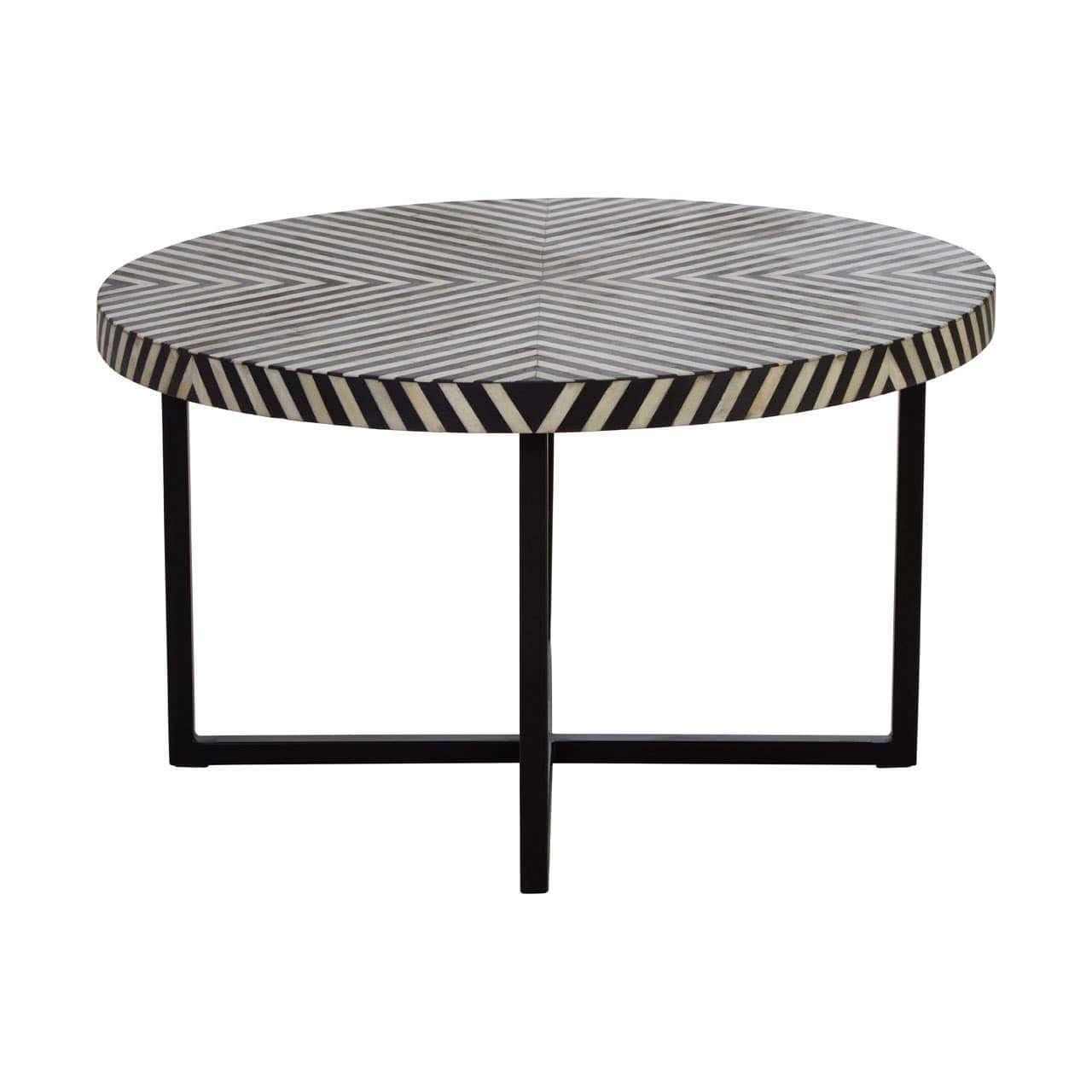 Boho Cross Base Coffee Table - Image 3