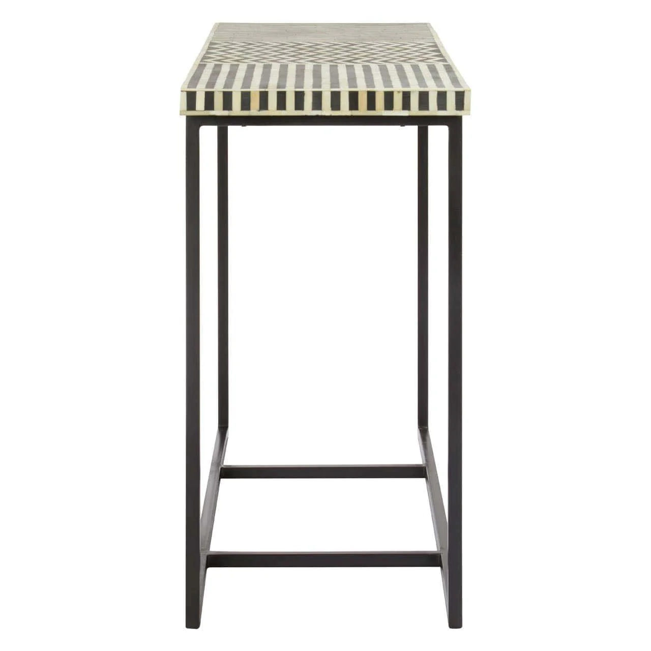 Boho Mango Wood with Bone Inlay Console Table - Image 2