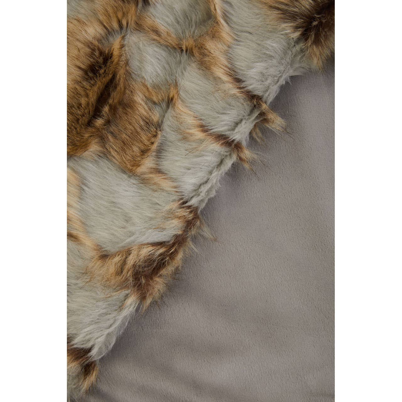 Bosie Lamina Grey And Natural Throw - Image 3