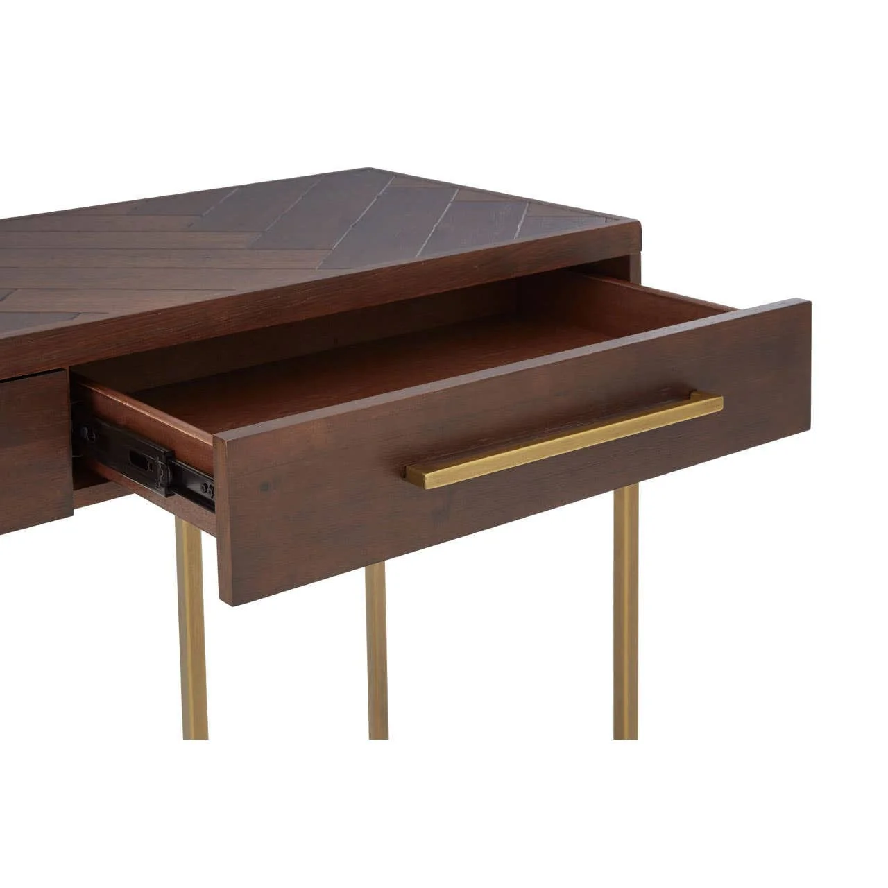 Brando Acacia Wood Effect Console Table with Drawers - Image 5
