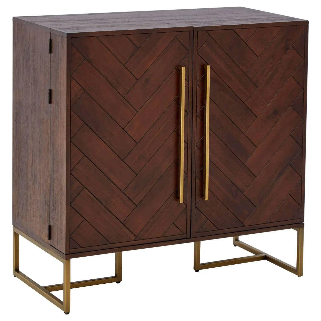 Brando Acacia Wood Effect Drinks Cabinet - Image 2