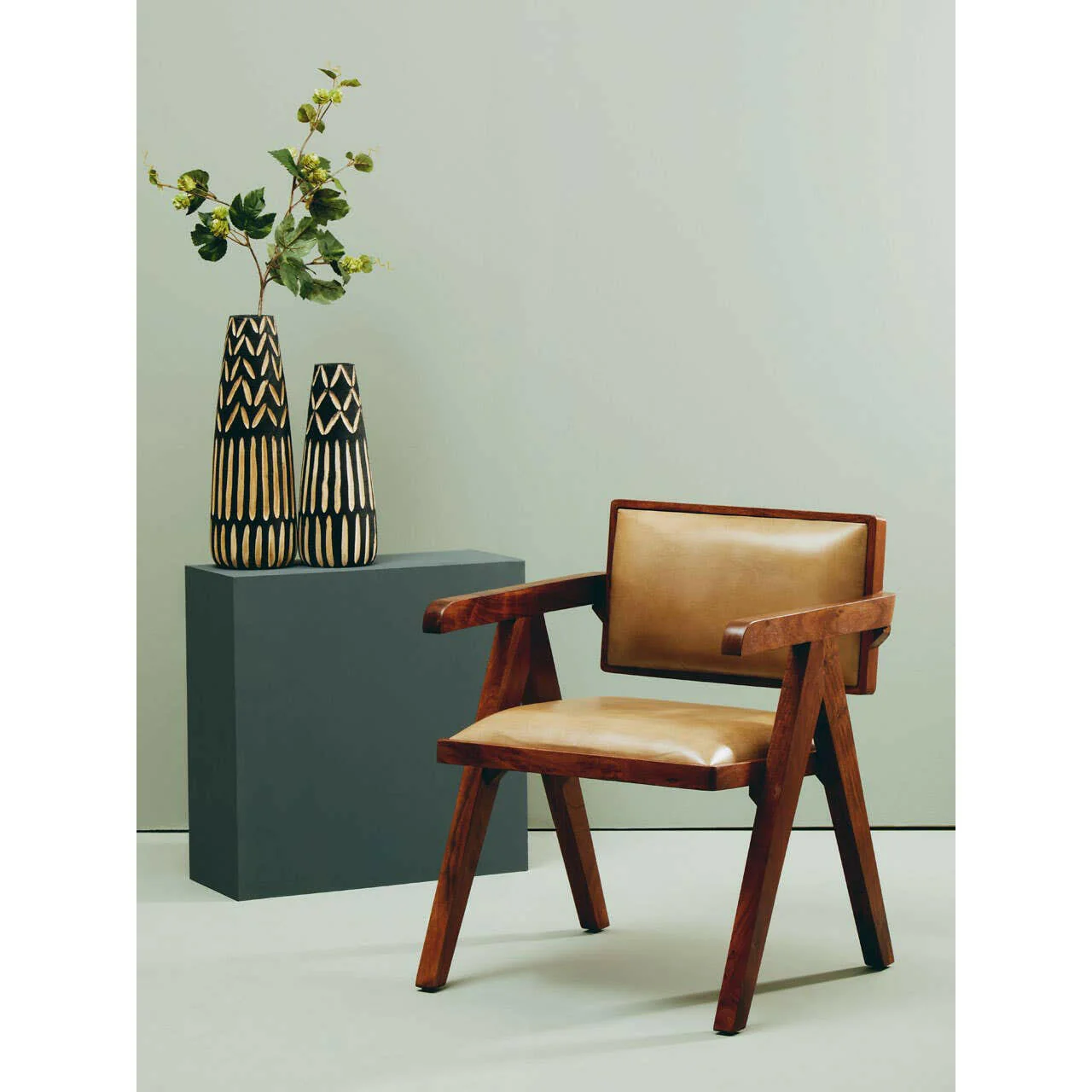 Buffalo Natural Leather Armchair - Image 2