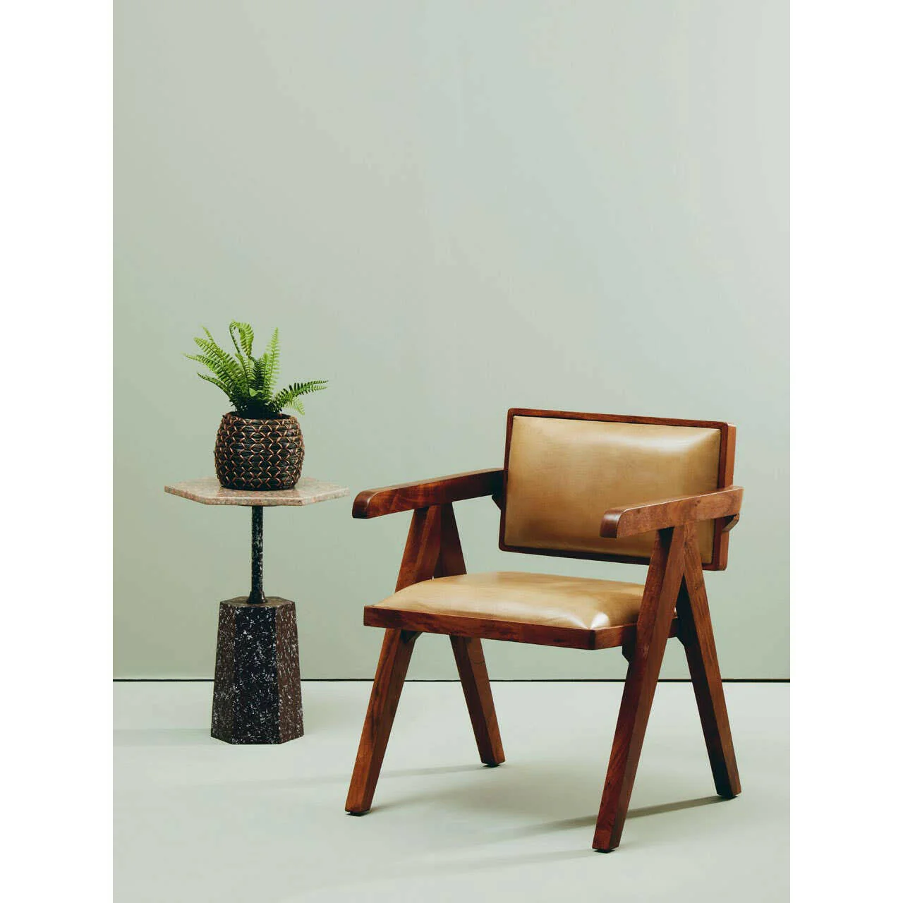 Buffalo Natural Leather Armchair - Image 3
