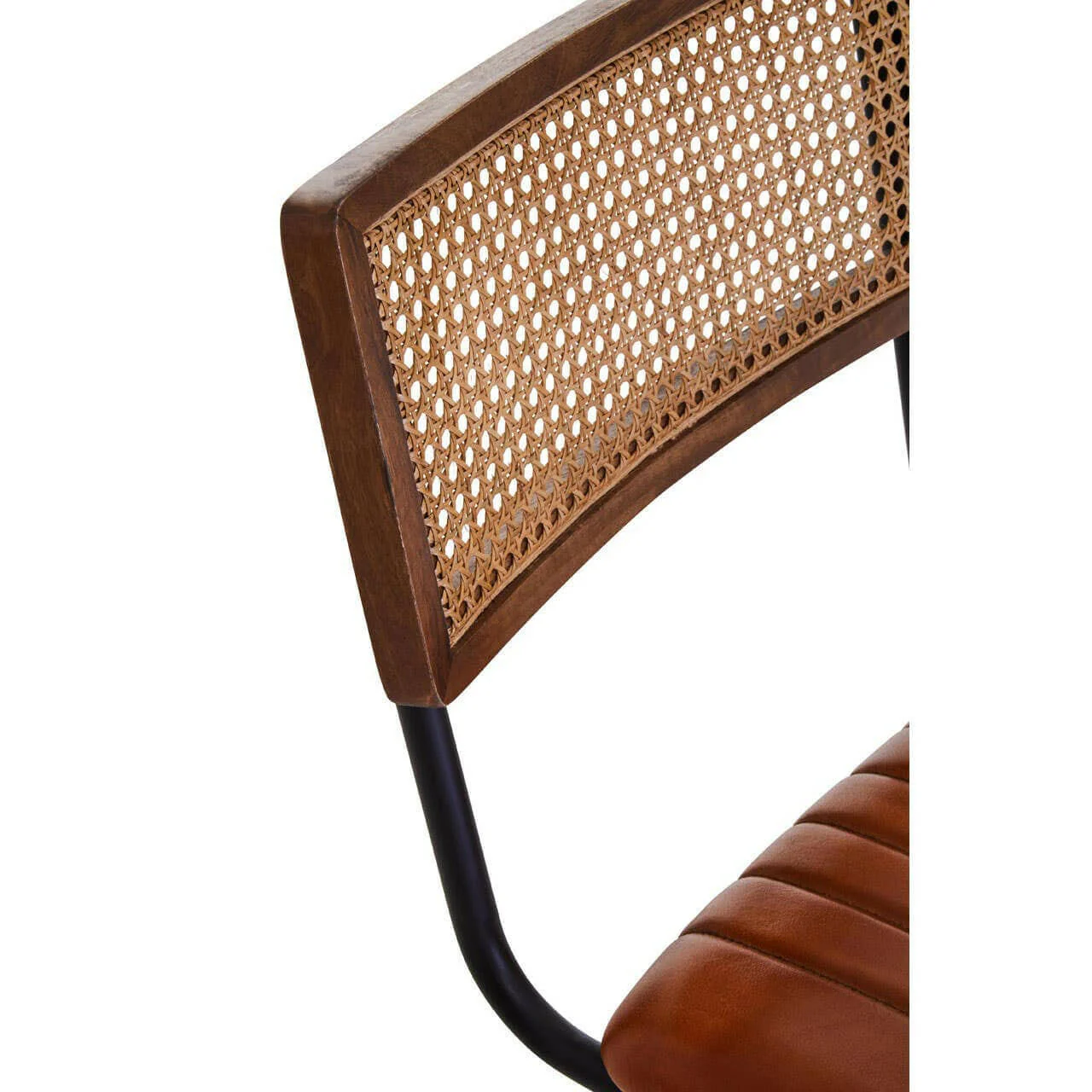 Buffalo Tan Leather Bar Chair - Image 5