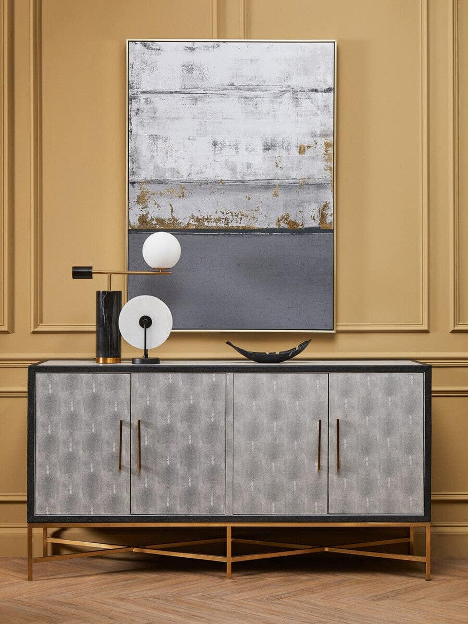 Cadiz Grey Shagreen Sideboard - Image 4