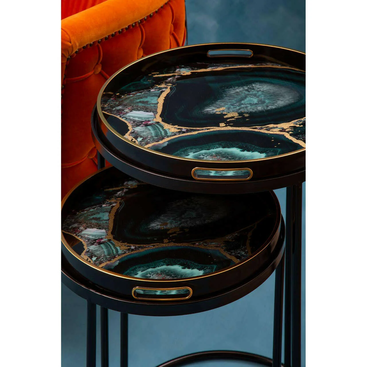 Celina Set Of Two Agate Nesting Tables - Image 10