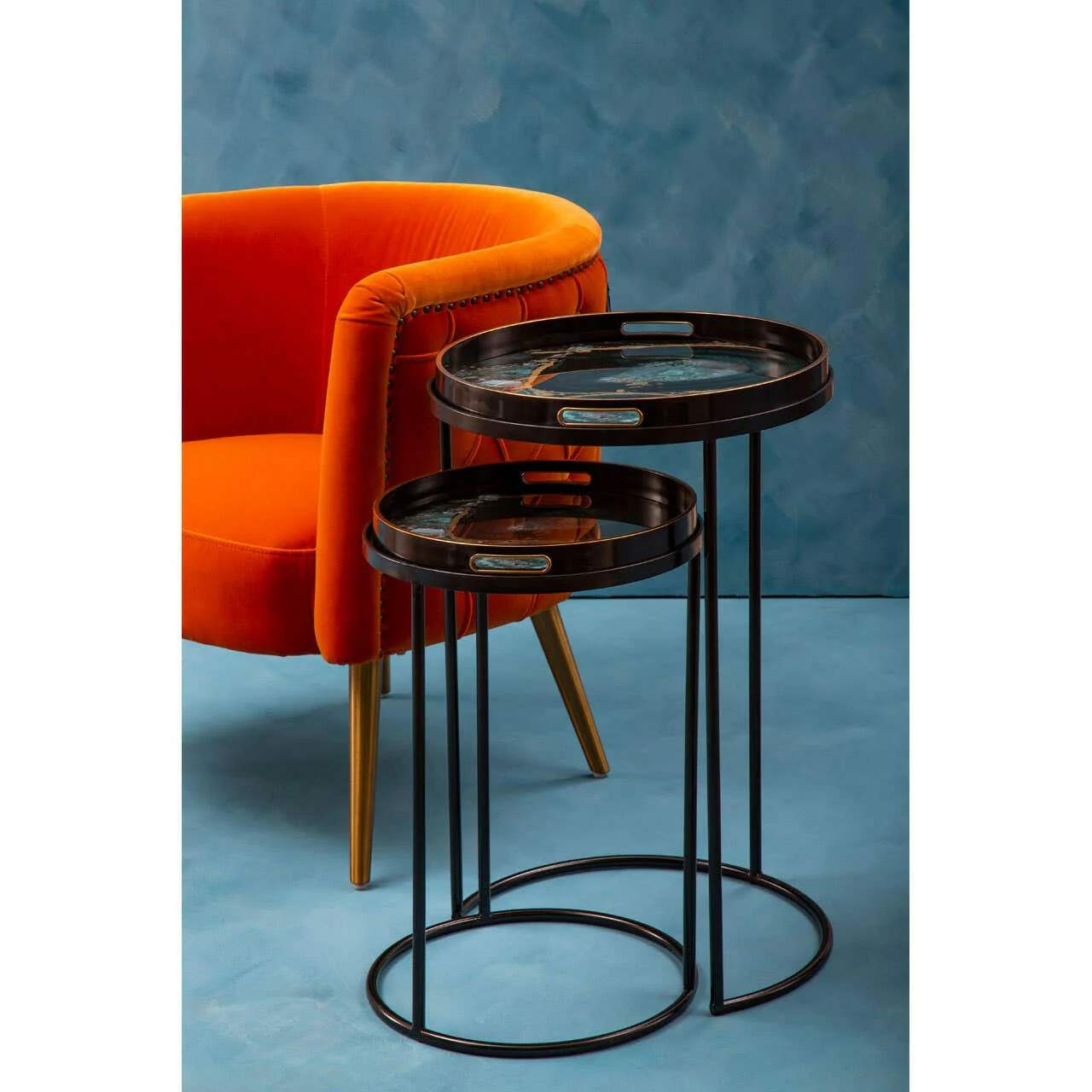 Celina Set Of Two Agate Nesting Tables - Image 9