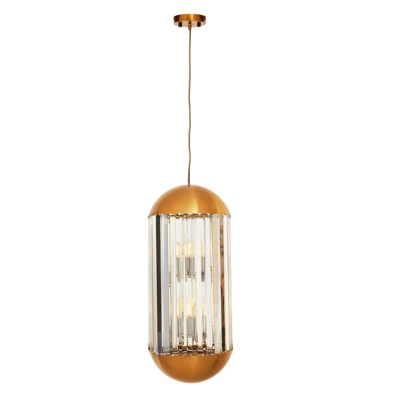 Chelsea Townhouse Bronze Finish 6 Bulb Pendant Light