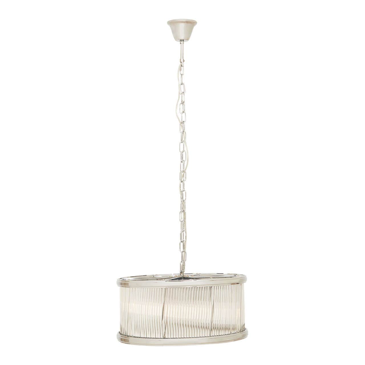 Chelsea Townhouse Nickel Pendant Light