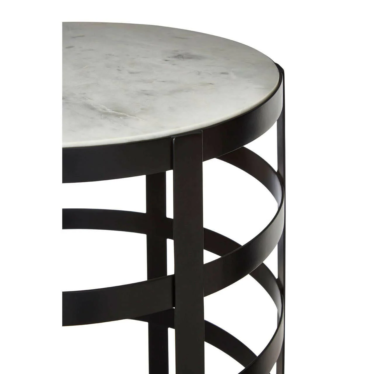 Corina Side Table With Grid Frame - Image 4