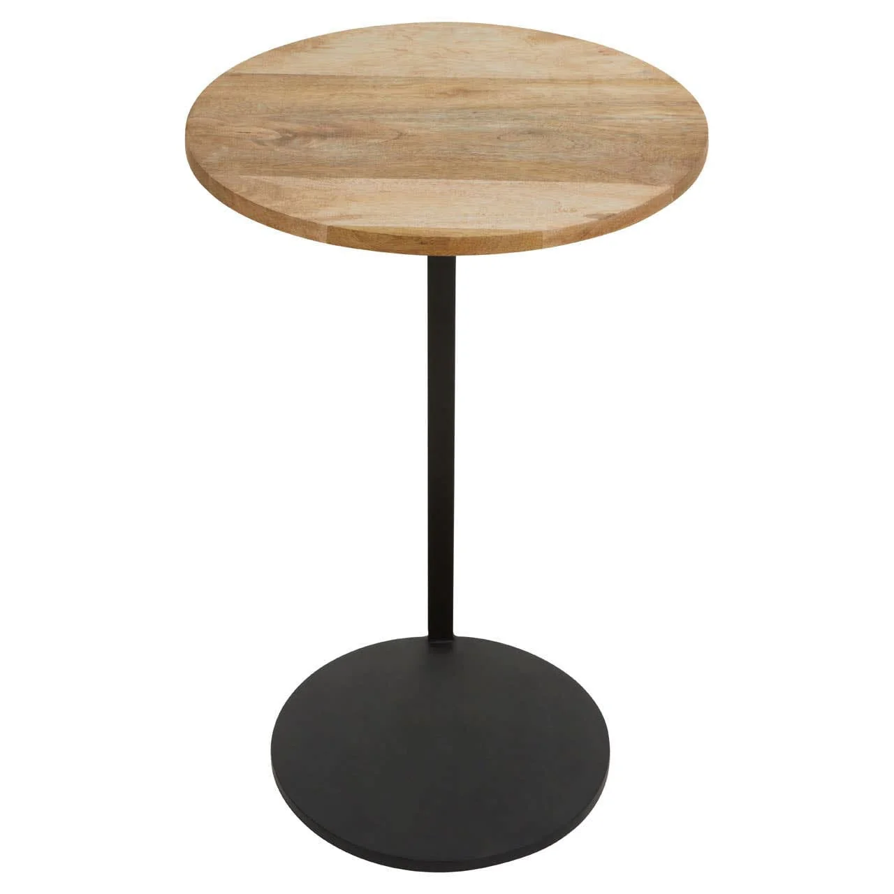 Corra Side Table With Round Wooden Top - Image 10
