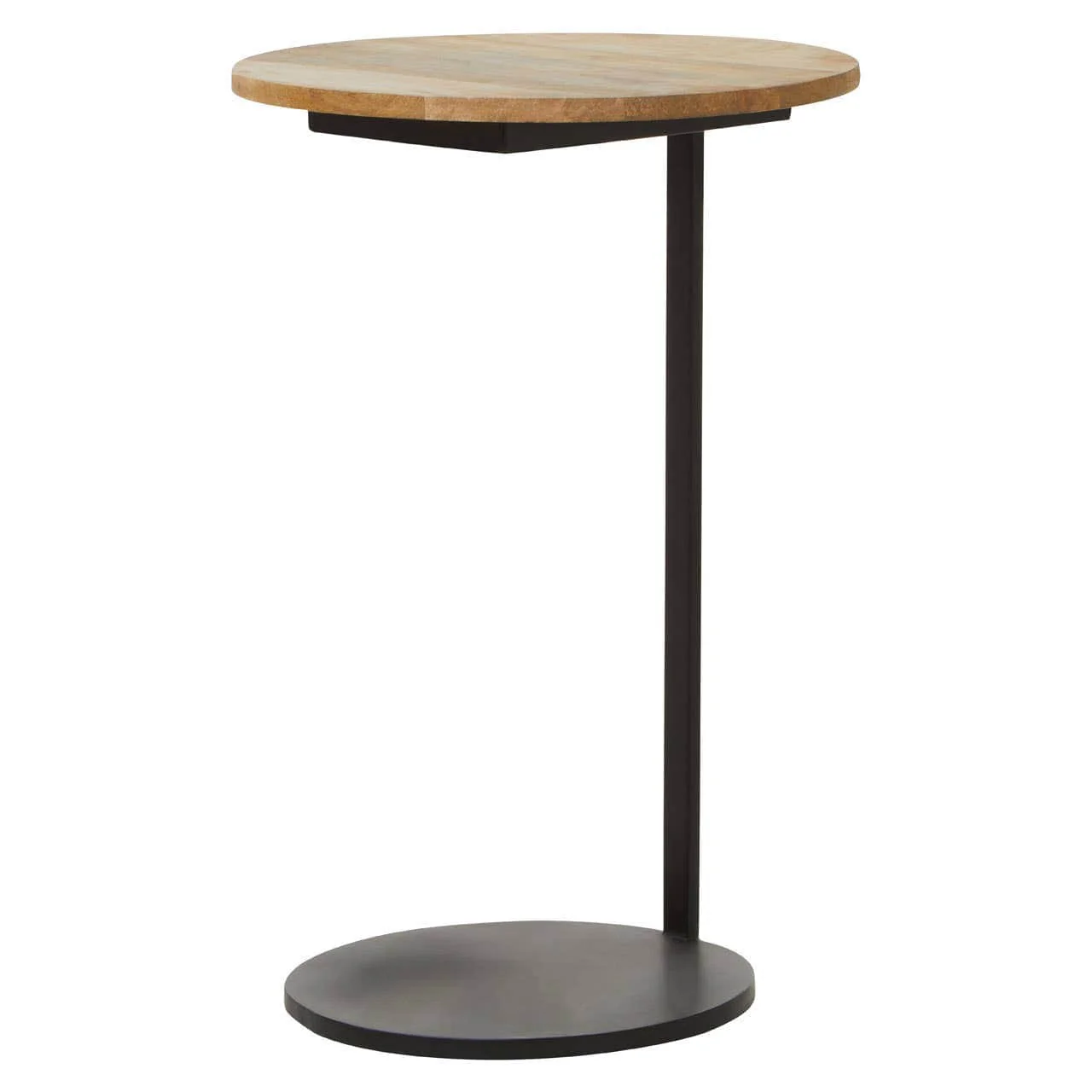 Corra Side Table With Round Wooden Top - Image 11